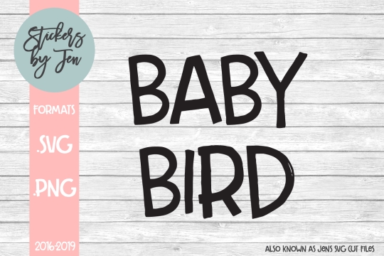 Baby Bird SVG Cut File