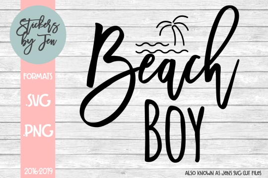 Beach Boy SVG Cut File