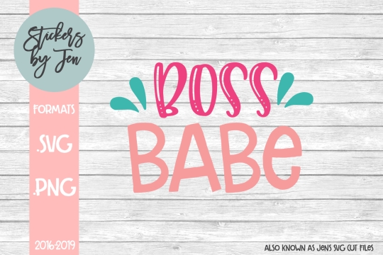 Boss Babe SVG Cut File