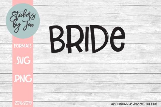 Bride SVG Cut File