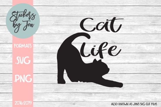 Cat Life SVG Cut File