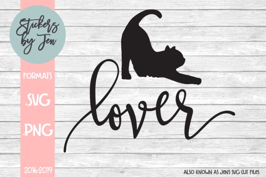 Cat Lover SVG Cut File