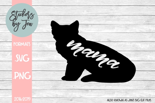 Cat Mama SVG Cut File