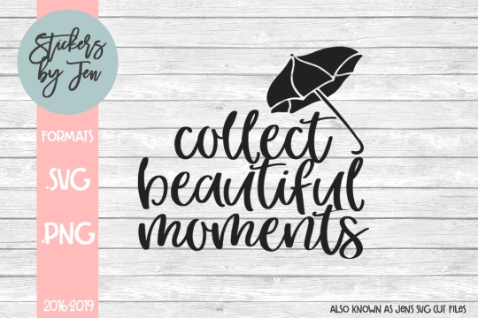 Collect Beautiful Moments SVG Cut File