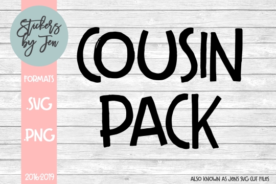 Cousin Pack SVG Cut File