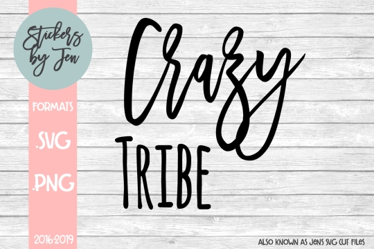 Crazy Tribe SVG Cut File