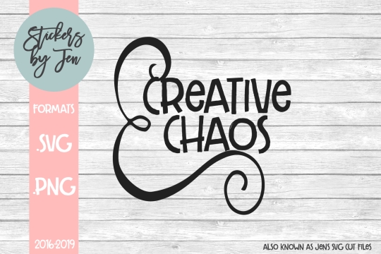 Creative Chaos SVG Cut File