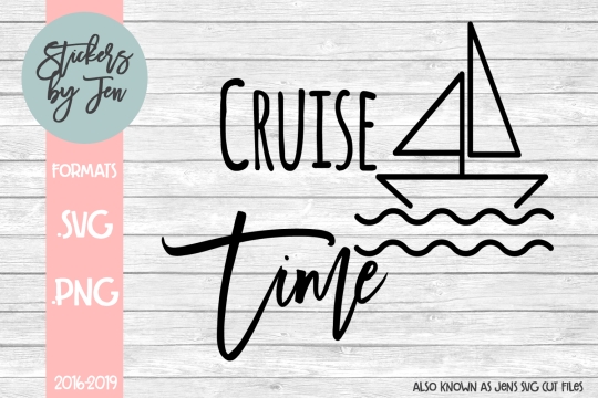 Cruise Time SVG Cut File