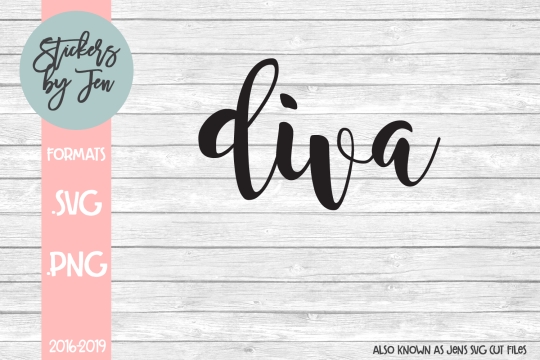 Diva SVG Cut File