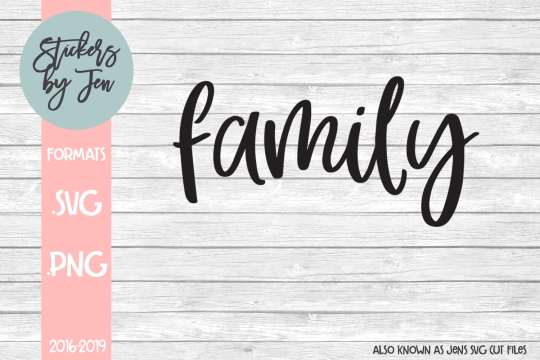 Family SVG Cut File