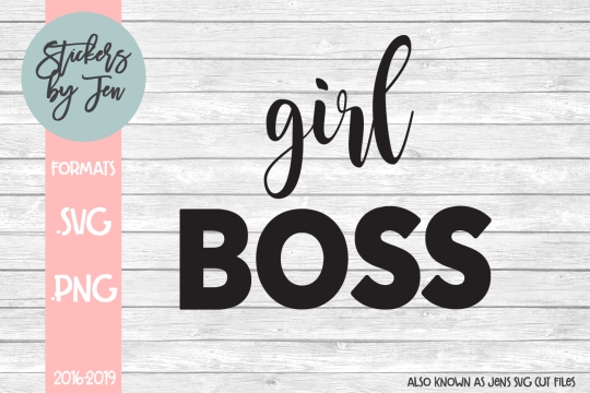 Girl Boss SVG Cut File