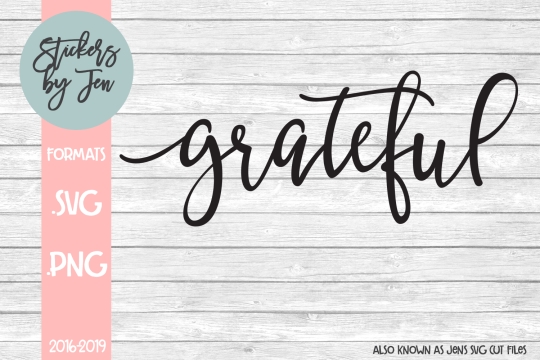 Grateful SVG Cut File 