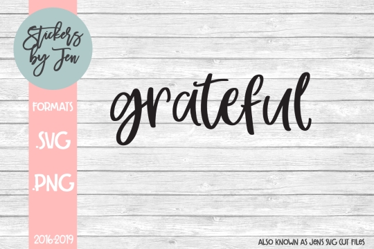 Grateful SVG Cut File 