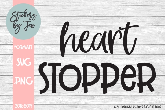 Heart Stopper SVG Cut File 