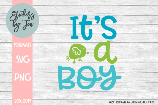 It's A Boy SVG Cut File