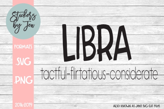 Libra SVG Cut File