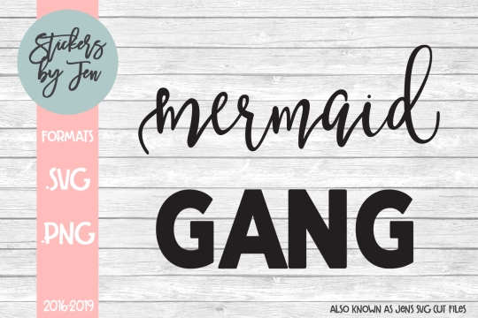 Mermaid Gang SVG Cut File