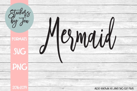 Mermaid SVG Cut File