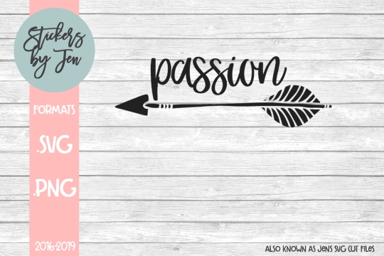 Passion SVG Cut File 