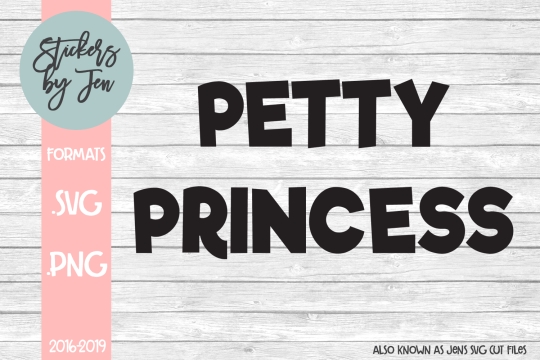 Petty Princess SVG Cut File 