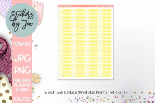 Printable Planner Sticker Labels 001