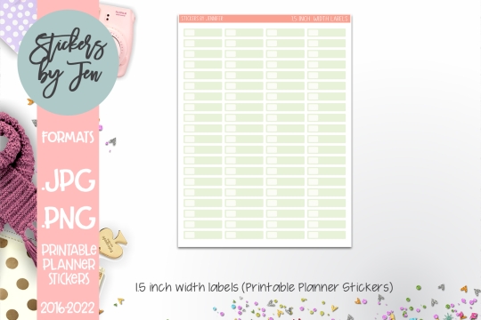 Printable Planner Sticker Labels 011