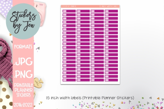 Printable Planner Sticker Labels 060