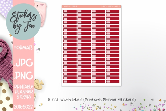 Printable Planner Sticker Labels 074