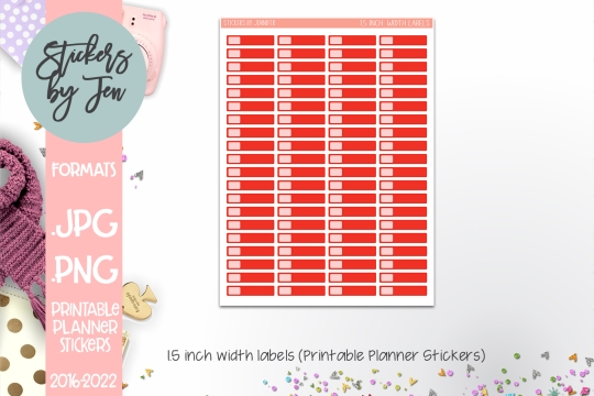 Printable Planner Sticker Labels 075