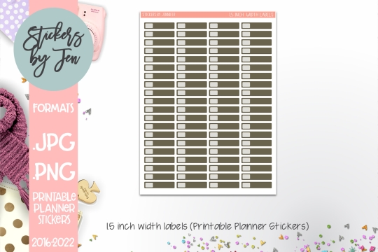 Printable Planner Sticker Labels 096