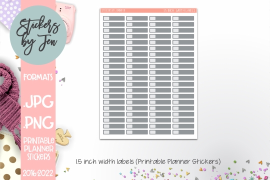 Printable Planner Sticker Labels 098