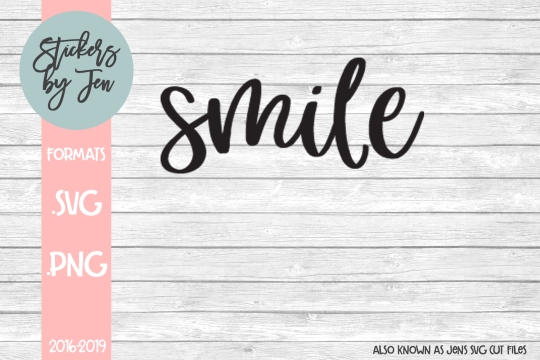 Smile SVG Cut File